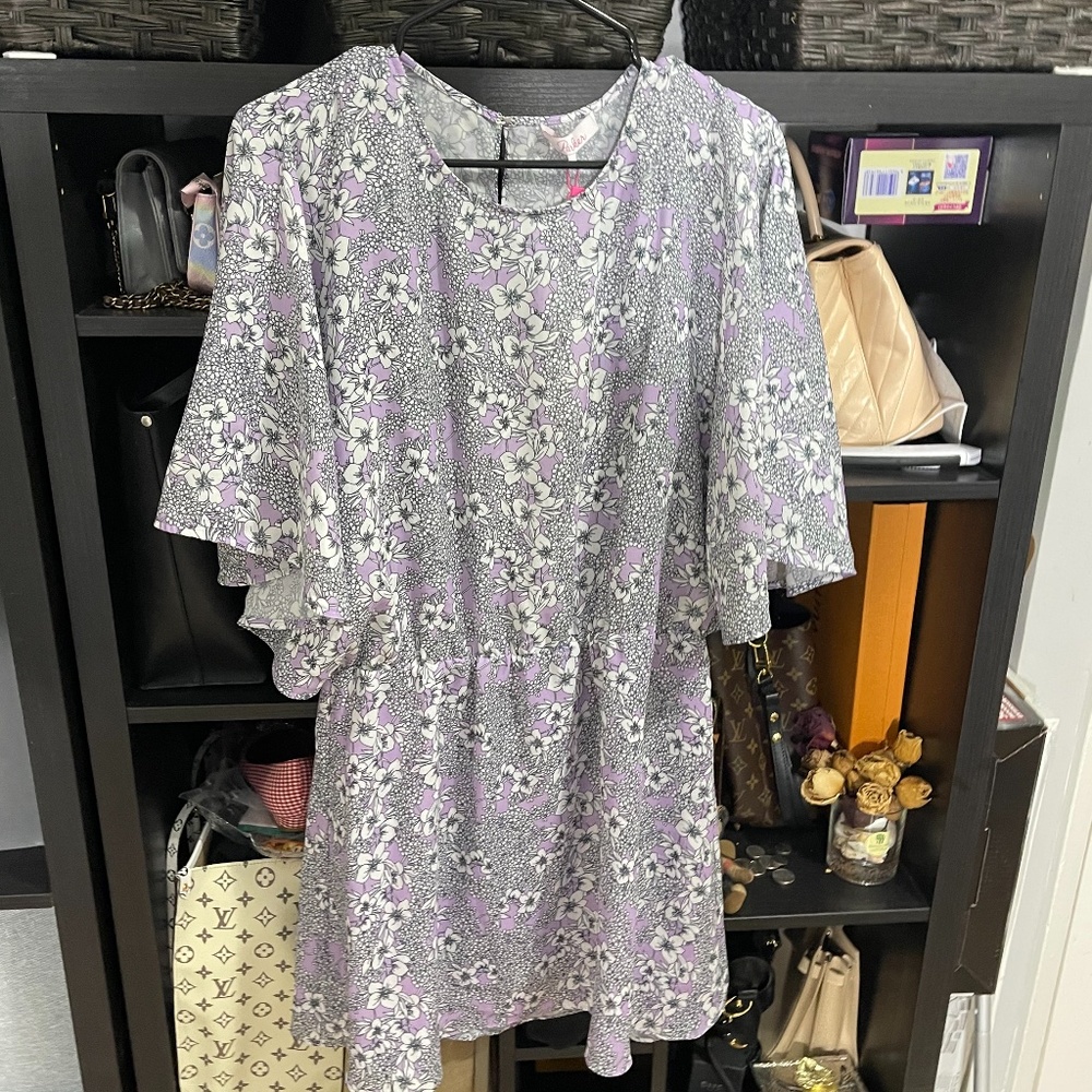 PARKER NYC lilac dress